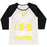Virgin Teez  Baseball Tee Women's Tri-Blend Baseball Tee / small / Oatmeal / Black I LOVE TENNIS PLAYERS WOMEN'S TRI-BLEND BASEBALL TEE