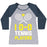 Virgin Teez  Baseball Tee Women's Tri-Blend Baseball Tee / small / Athletic Gray / Navy I LOVE TENNIS PLAYERS WOMEN'S TRI-BLEND BASEBALL TEE