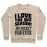Virgin Teez  Pullover Crewneck Sweatshirt / x-small / Heathered Oatmeal I LOVE THE OFF SEASON NO HOCKEY FAN EVER CREWNECK SWEATSHIRT