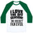 Virgin Teez  Baseball Tee Unisex Classic Baseball Tee / x-small / White/Dark Green I LOVE THE OFF SEASON NO HOCKEY FAN EVER UNISEX CLASSIC BASEBALL TEE
