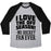Virgin Teez  Baseball Tee Unisex Tri-Blend Baseball Tee / small / Athletic Gray / Black I LOVE THE OFF SEASON NO HOCKEY FAN EVER UNISEX TRI-BLEND BASEBALL TEE