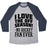 Virgin Teez  Baseball Tee Unisex Tri-Blend Baseball Tee / small / Athletic Gray / Navy I LOVE THE OFF SEASON NO HOCKEY FAN EVER UNISEX TRI-BLEND BASEBALL TEE