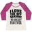 Virgin Teez  Baseball Tee Women's Tri-Blend Baseball Tee / small / Oatmeal / Berry I LOVE THE OFF SEASON NO HOCKEY FAN EVER WOMEN'S TRI-BLEND BASEBALL TEE