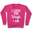 Virgin Teez  Pullover Crewneck Sweatshirt / x-small / Deep Pink I LOVE THE WEIGH I AM CREWNECK SWEATSHIRT