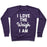 Virgin Teez  Pullover Crewneck Sweatshirt / x-small / Purple I LOVE THE WEIGH I AM CREWNECK SWEATSHIRT