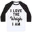 Virgin Teez  Baseball Tee Unisex Classic Baseball Tee / x-small / White/Black I LOVE THE WEIGH I AM UNISEX CLASSIC BASEBALL TEE