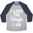 Virgin Teez  Baseball Tee Unisex Tri-Blend Baseball Tee / small / Athletic Gray / Navy I LOVE THE WEIGH I AM UNISEX TRI-BLEND BASEBALL TEE