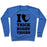 Virgin Teez  Pullover Crewneck Sweatshirt / x-small / Heathered Blue I LOVE THICK RUGBY THIGHS CREWNECK SWEATSHIRT