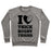 Virgin Teez  Pullover Crewneck Sweatshirt / x-small / Heathered Gray I LOVE THICK RUGBY THIGHS CREWNECK SWEATSHIRT