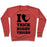 Virgin Teez  Pullover Crewneck Sweatshirt / x-small / Heathered Red I LOVE THICK RUGBY THIGHS CREWNECK SWEATSHIRT