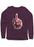 M Nidal Khan T-shirt SMALL / Purple I Love You Full Sleeves T-shirt