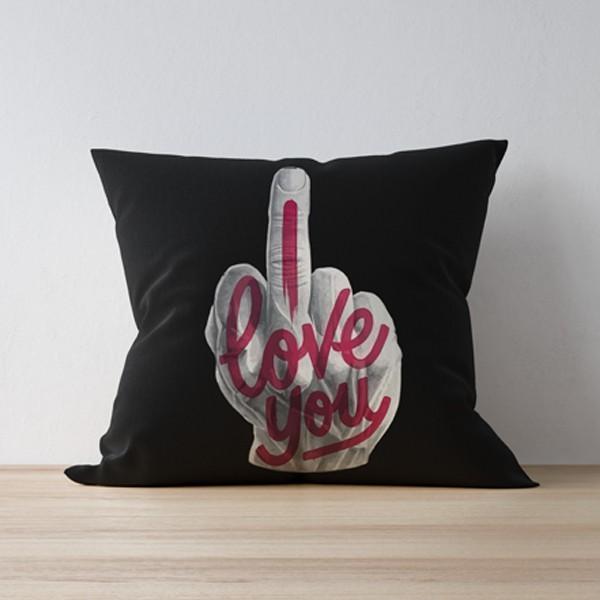 M Nidal Khan Cushion I Love You Pillow/Cushion