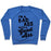 Virgin Teez  Pullover Crewneck Sweatshirt / x-small / Heathered Blue I'M A BADASS WITH A GOOD ASS CREWNECK SWEATSHIRT