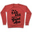 Virgin Teez  Pullover Crewneck Sweatshirt / x-small / Heathered Red I'M A BADASS WITH A GOOD ASS CREWNECK SWEATSHIRT