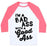 Virgin Teez  Baseball Tee Unisex Classic Baseball Tee / x-small / White/Neon Pink I'M A BADASS WITH A GOOD ASS UNISEX CLASSIC BASEBALL TEE