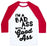 Virgin Teez  Baseball Tee Unisex Classic Baseball Tee / x-small / White/Red I'M A BADASS WITH A GOOD ASS UNISEX CLASSIC BASEBALL TEE
