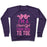 Virgin Teez  Pullover Crewneck Sweatshirt / x-small / Purple I'M A CHEER GIRL FROM BOW TO TOE CREWNECK SWEATSHIRT