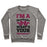 Virgin Teez  Pullover Crewneck Sweatshirt / x-small / Heathered Gray I'M A CHEERLEADER, WHAT'S YOUR SUPERPOWER? CREWNECK SWEATSHIRT