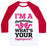 Virgin Teez  Baseball Tee Unisex Classic Baseball Tee / x-small / White/Red I'M A CHEERLEADER, WHAT'S YOUR SUPERPOWER? UNISEX CLASSIC BASEBALL TEE