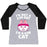 Virgin Teez  Baseball Tee Women's Tri-Blend Baseball Tee / small / Athletic Gray / Black I'M A GYM CAT WOMEN'S TRI-BLEND BASEBALL TEE
