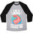 Virgin Teez  Baseball Tee Unisex Tri-Blend Baseball Tee / small / Athletic Gray / Black I'M A JERK AND EVERYONE LOVES ME UNISEX TRI-BLEND BASEBALL TEE