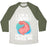 Virgin Teez  Baseball Tee Unisex Tri-Blend Baseball Tee / small / Oatmeal / Moss I'M A JERK AND EVERYONE LOVES ME UNISEX TRI-BLEND BASEBALL TEE