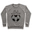 Virgin Teez  Pullover Crewneck Sweatshirt / x-small / Heathered Gray I'M A KEEPER (BASEBALL TEE) CREWNECK SWEATSHIRT
