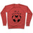 Virgin Teez  Pullover Crewneck Sweatshirt / x-small / Heathered Red I'M A KEEPER (BASEBALL TEE) CREWNECK SWEATSHIRT