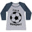 Virgin Teez  Baseball Tee Women's Tri-Blend Baseball Tee / small / Athletic Gray / Navy I'M A KEEPER WOMEN'S TRI-BLEND BASEBALL TEE