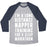 Virgin Teez  Baseball Tee Unisex Tri-Blend Baseball Tee / small / Athletic Gray / Navy I'M A LONG DISTANCE NAPPER TRAINING FOR A SLEEP MARATHON UNISEX TRI-BLEND BASEBALL TEE