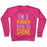 Virgin Teez  Pullover Crewneck Sweatshirt / x-small / Deep Pink I'M A RUNNER, RAIN OR SHINE CREWNECK SWEATSHIRT
