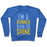 Virgin Teez  Pullover Crewneck Sweatshirt / x-small / Heathered Blue I'M A RUNNER, RAIN OR SHINE CREWNECK SWEATSHIRT