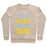 Virgin Teez  Pullover Crewneck Sweatshirt / x-small / Heathered Oatmeal I'M A RUNNER, RAIN OR SHINE CREWNECK SWEATSHIRT