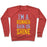 Virgin Teez  Pullover Crewneck Sweatshirt / x-small / Heathered Red I'M A RUNNER, RAIN OR SHINE CREWNECK SWEATSHIRT