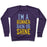 Virgin Teez  Pullover Crewneck Sweatshirt / x-small / Purple I'M A RUNNER, RAIN OR SHINE CREWNECK SWEATSHIRT