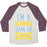 Virgin Teez  Baseball Tee Unisex Tri-Blend Baseball Tee / small / Oatmeal / Maroon I'M A RUNNER, RAIN OR SHINE UNISEX TRI-BLEND BASEBALL TEE