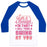 Virgin Teez  Baseball Tee Unisex Classic Baseball Tee / x-small / White/Blue I'M A SWINGER (BOXING) UNISEX CLASSIC BASEBALL TEE