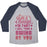 Virgin Teez  Baseball Tee Unisex Tri-Blend Baseball Tee / small / Athletic Gray / Navy I'M A SWINGER (BOXING) UNISEX TRI-BLEND BASEBALL TEE