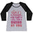 Virgin Teez  Baseball Tee Women's Tri-Blend Baseball Tee / small / Athletic Gray / Black I'M A SWINGER (BOXING) WOMEN'S TRI-BLEND BASEBALL TEE