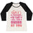 Virgin Teez  Baseball Tee Women's Tri-Blend Baseball Tee / small / Oatmeal / Black I'M A SWINGER (BOXING) WOMEN'S TRI-BLEND BASEBALL TEE
