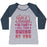 Virgin Teez  Baseball Tee Women's Tri-Blend Baseball Tee / small / Athletic Gray / Navy I'M A SWINGER (BOXING) WOMEN'S TRI-BLEND BASEBALL TEE