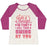 Virgin Teez  Baseball Tee Women's Tri-Blend Baseball Tee / small / Oatmeal / Berry I'M A SWINGER (BOXING) WOMEN'S TRI-BLEND BASEBALL TEE