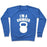 Virgin Teez  Pullover Crewneck Sweatshirt / x-small / Heathered Blue I'M A SWINGER CREWNECK SWEATSHIRT