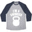 Virgin Teez  Baseball Tee Unisex Tri-Blend Baseball Tee / small / Athletic Gray / Navy I'M A SWINGER UNISEX TRI-BLEND BASEBALL TEE