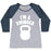 Virgin Teez  Baseball Tee Women's Tri-Blend Baseball Tee / small / Athletic Gray / Navy I'M A SWINGER WOMEN'S TRI-BLEND BASEBALL TEE