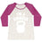 Virgin Teez  Baseball Tee Women's Tri-Blend Baseball Tee / small / Oatmeal / Berry I'M A SWINGER WOMEN'S TRI-BLEND BASEBALL TEE