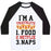 Virgin Teez  Baseball Tee Unisex Classic Baseball Tee / x-small / White/Black I'M A TRIATHLETE: FOOD, NETFLIX, AND NAPS UNISEX CLASSIC BASEBALL TEE