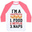 Virgin Teez  Baseball Tee Unisex Classic Baseball Tee / x-small / White/Neon Pink I'M A TRIATHLETE: FOOD, NETFLIX, AND NAPS UNISEX CLASSIC BASEBALL TEE
