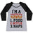 Virgin Teez  Baseball Tee Women's Tri-Blend Baseball Tee / small / Athletic Gray / Black I'M A TRIATHLETE: FOOD, NETFLIX, AND NAPS WOMEN'S TRI-BLEND BASEBALL TEE