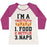 Virgin Teez  Baseball Tee Women's Tri-Blend Baseball Tee / small / Oatmeal / Berry I'M A TRIATHLETE: FOOD, NETFLIX, AND NAPS WOMEN'S TRI-BLEND BASEBALL TEE